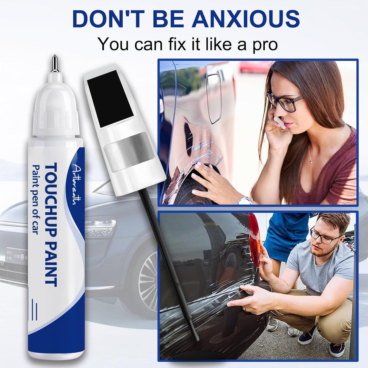 Platinum White Pearl NH-883P Touch Up Paint for Honda OEM Color Match
