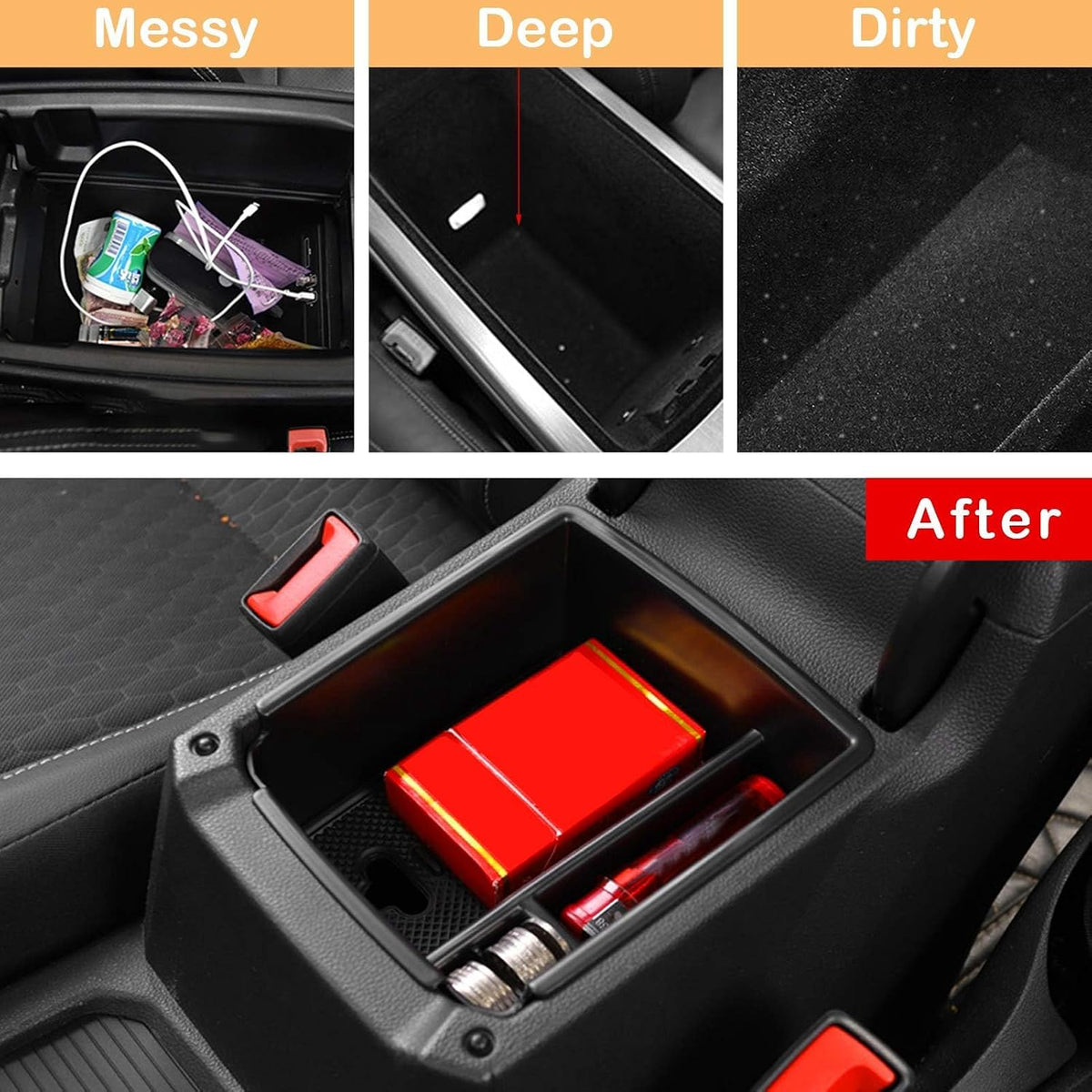 TTCR-II Center Console Organizer Tiguan 2018-2024