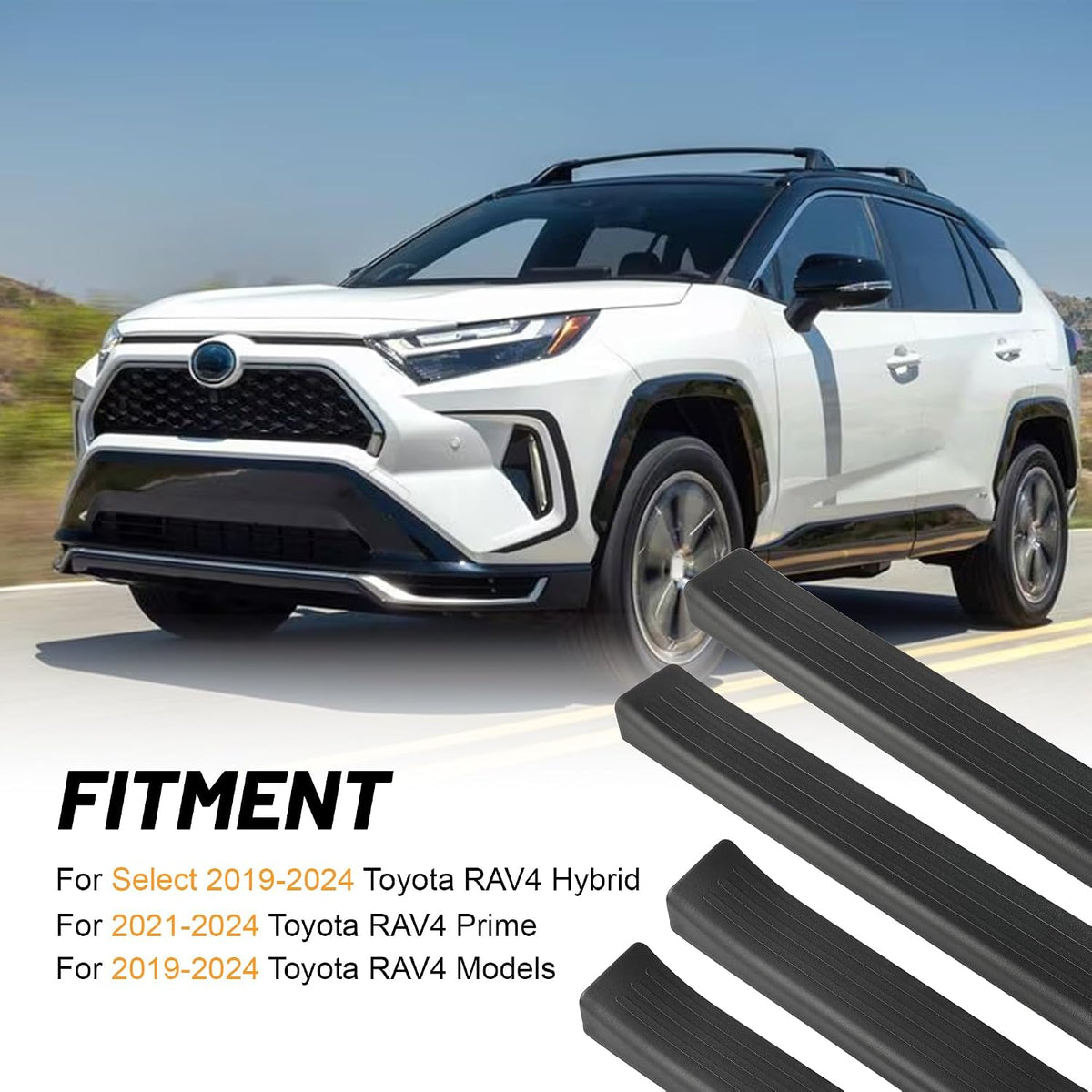 Sill Protector, Anti-Scratch Car Door Protection for Toyota RAV4 Hybrid