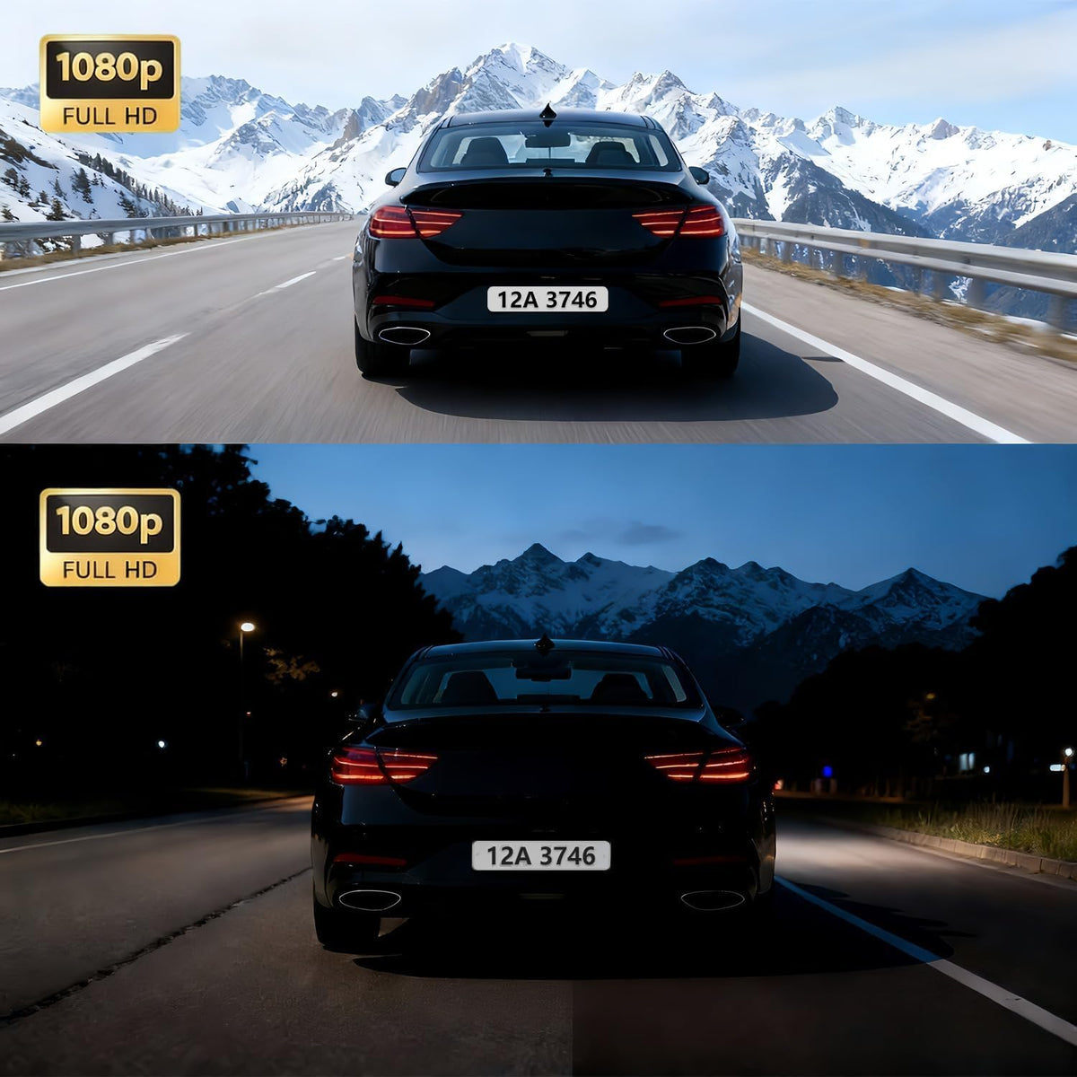 Dash Cam for Cars, 1080P FHD Front Dash Camera