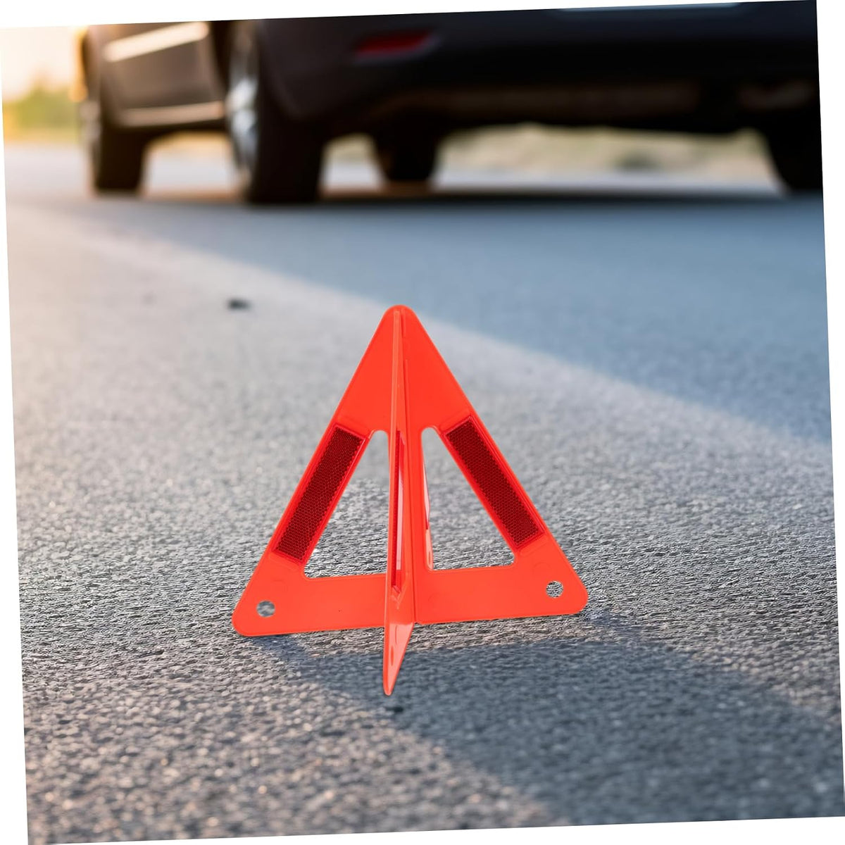 Reflective Warning Triangle Road Safety Sign for Car Emergency Use