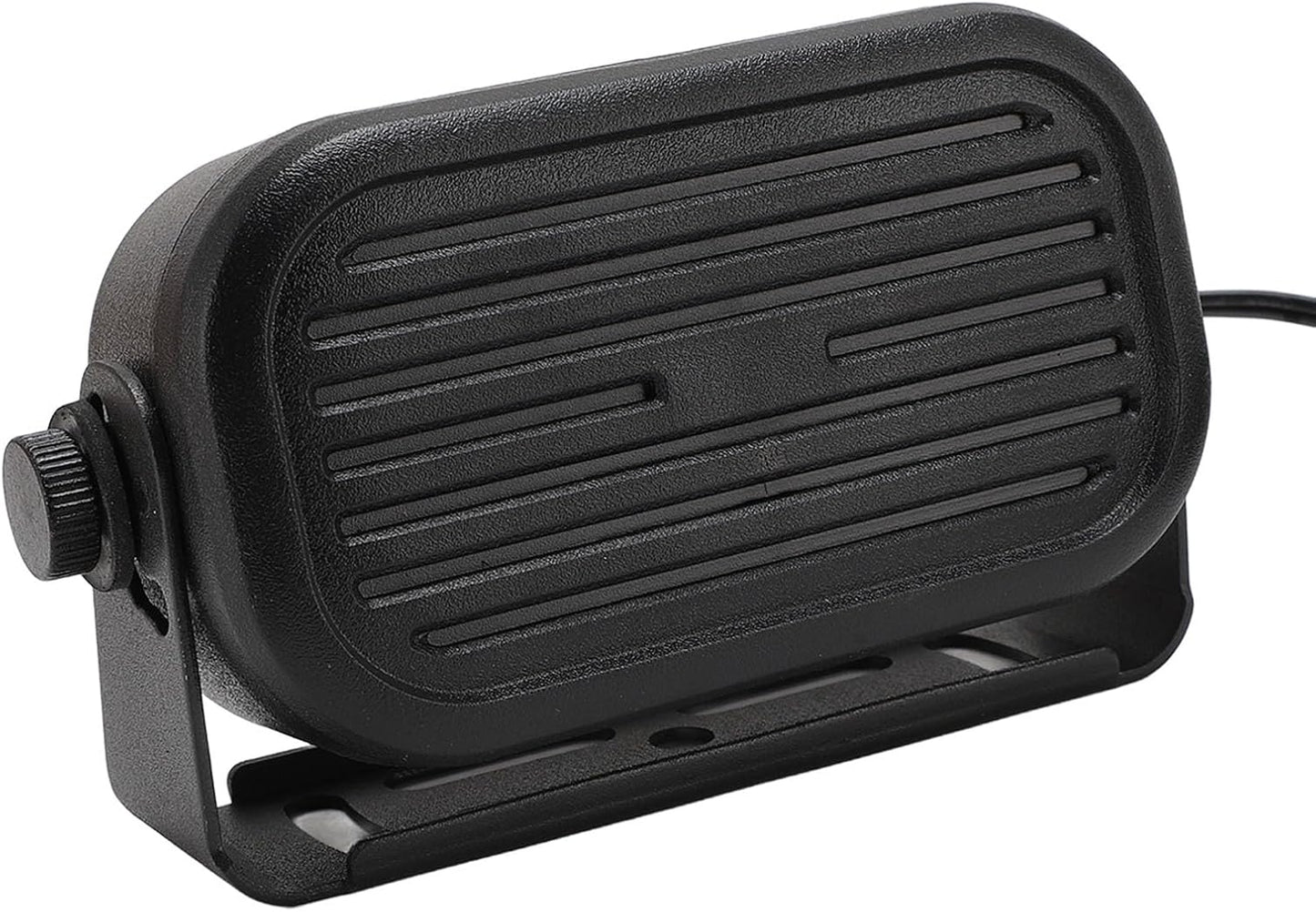 3.5mm Car External Speaker for CB Radio Ham Radio, Mini External Speaker with 14.76ft Cable, Loud Clear Sound for Mobile Transceiver Scanner, 5W 7W Compact Speaker