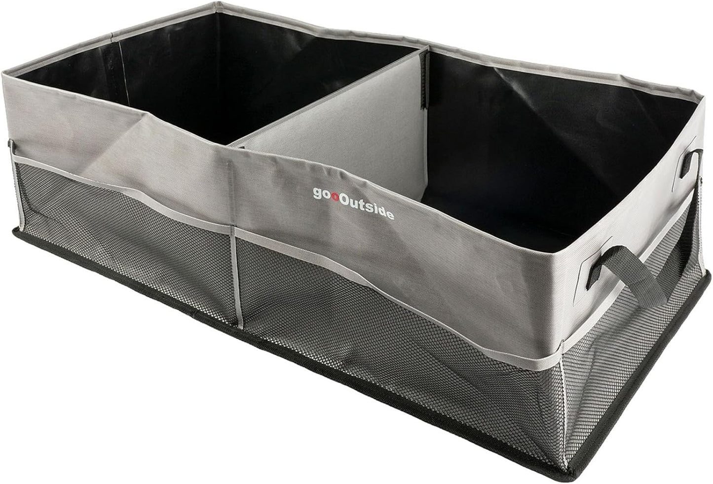 HiMagics Collapsible Waterproof Car Trunk Organizer, Soft PVC Storage Bin with Rugged PVC-Coated Fabric for SUV & Truck (Stone Gray, PLUS)