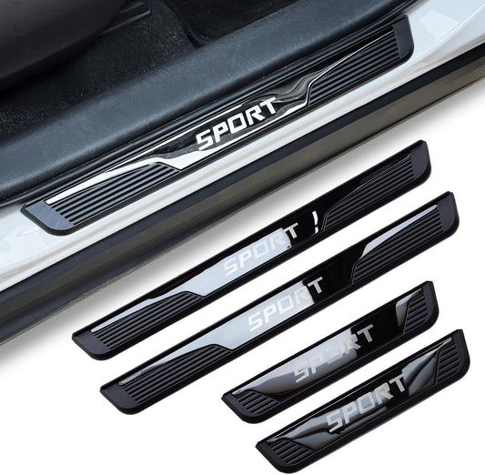 Stainless Steel Car Door Sill Protectors for Trim Sport