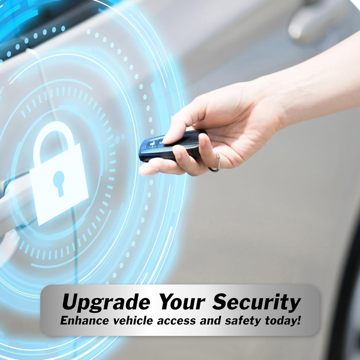 InstallGear Keyless Entry System with Two 3-Button Remotes and 4 Door Actuators - Central Locking System for Car, Auto, Truck - Power Lock Kit