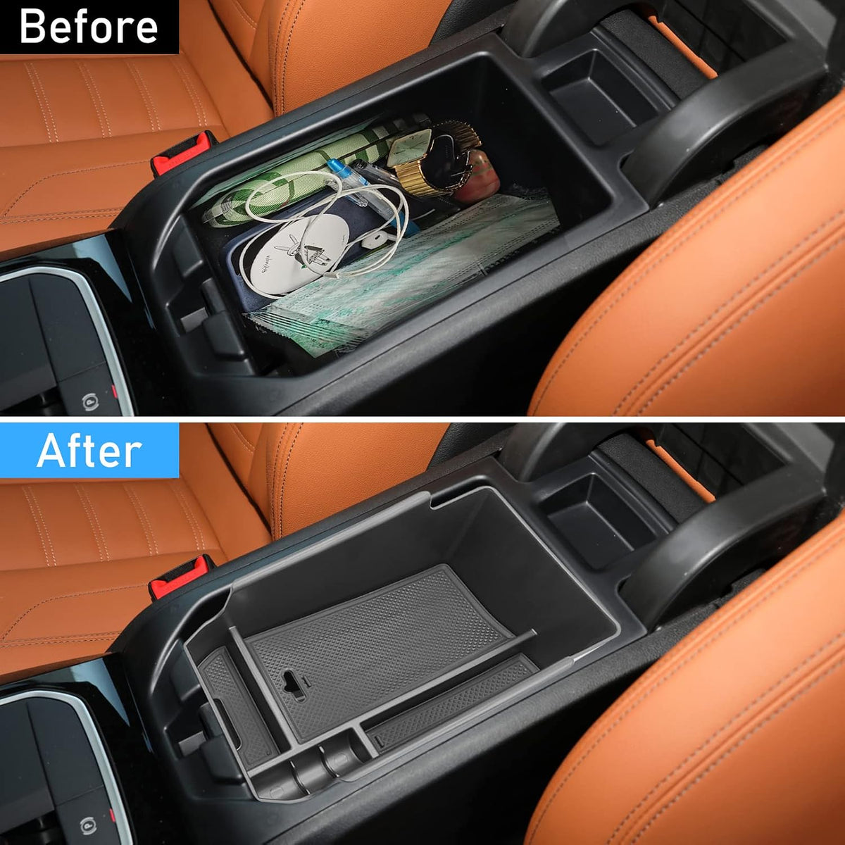For BMW X3 G01 Center Console Organizer 2018-2024(Not Fit 2025+),1PC