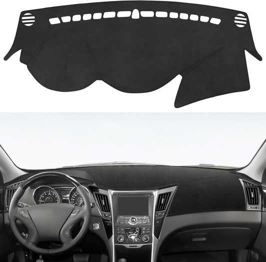 Dash Cover for Hyundai Sonata 2014 2013 2012 2011 Accessories Flannel Dashboard Cover Dash Mat Center Console Cover Sunshield Protector Pad
