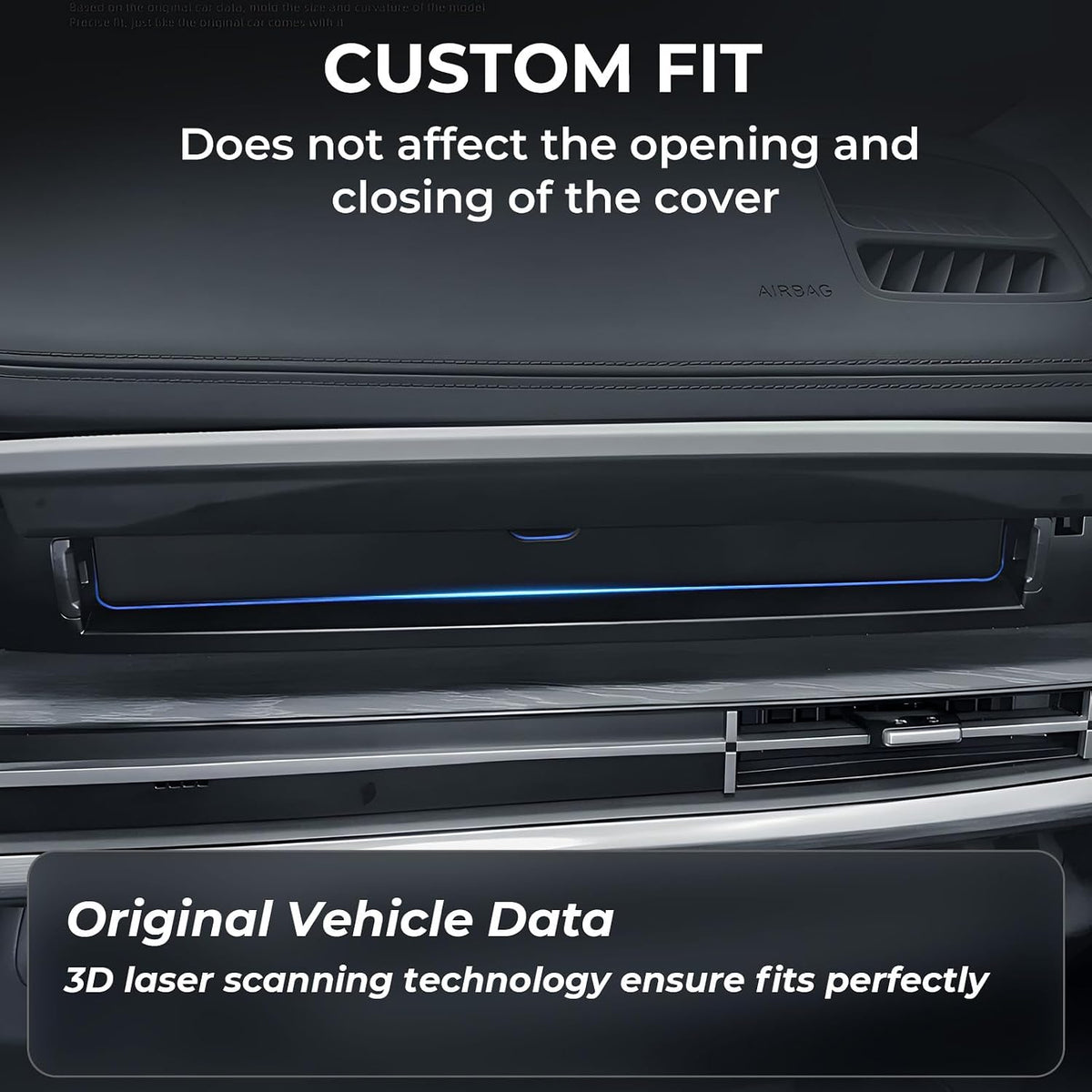 Upper Glove Box Organizer for Hyundai Santa Fe 2026 2025 2024, Interior Accessories Passenger Side Storage Drawer Box Organizer Insert Tray for 2024-2026 Santa Fe, Black