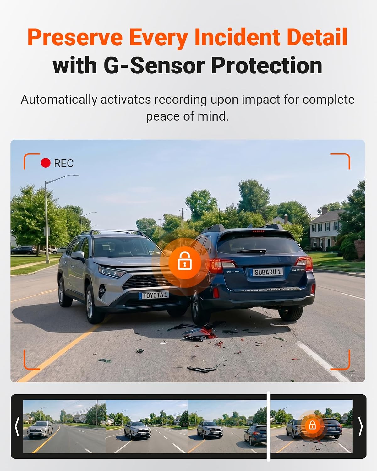 Vantrue S1 Pro 60fps Dash Cam Front and Rear, STARVIS 2 AI Dual Dash Cam