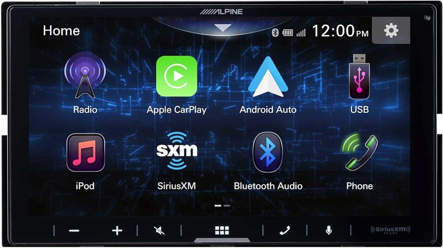 Alpine iLX-W670 Digital Multimedia Receiver with CarPlay and Android Auto Compatibility