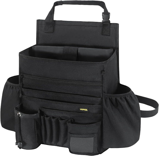 Car Seat Organizer- Multi-Compartment Passenger Seat Organizer, Universal Fit for Front & Back Seats, Ideal for Law Enforcement and Truck Seat Storage, Compatible with Cars, Trucks, and Vans