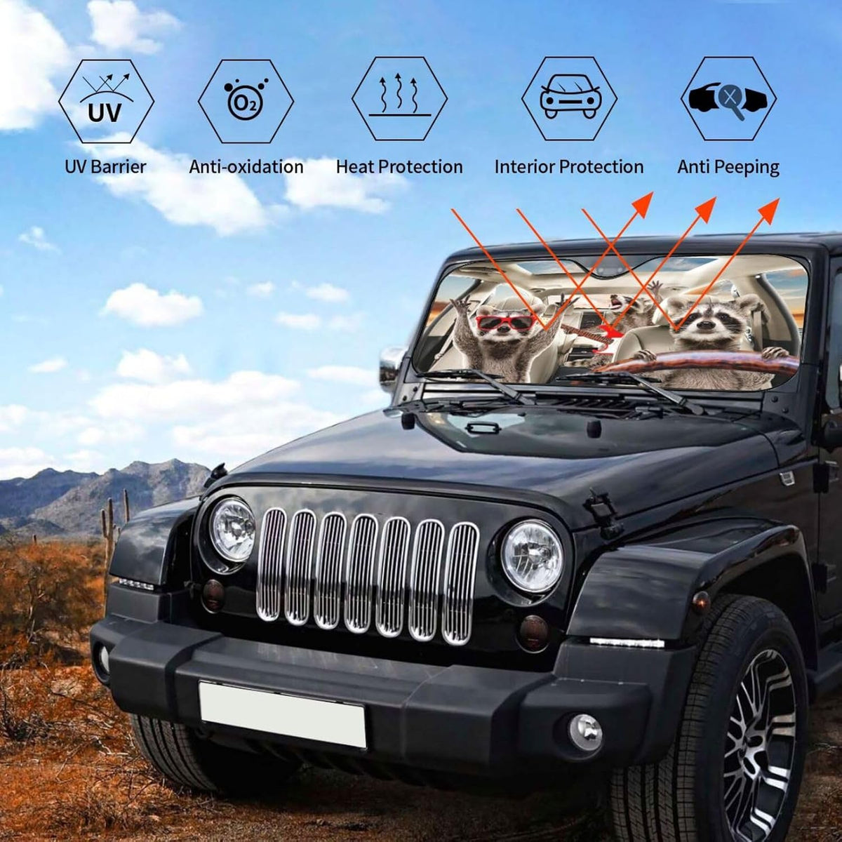 Windshield Sun Shade Car Front Window Shades Sunshade Cover