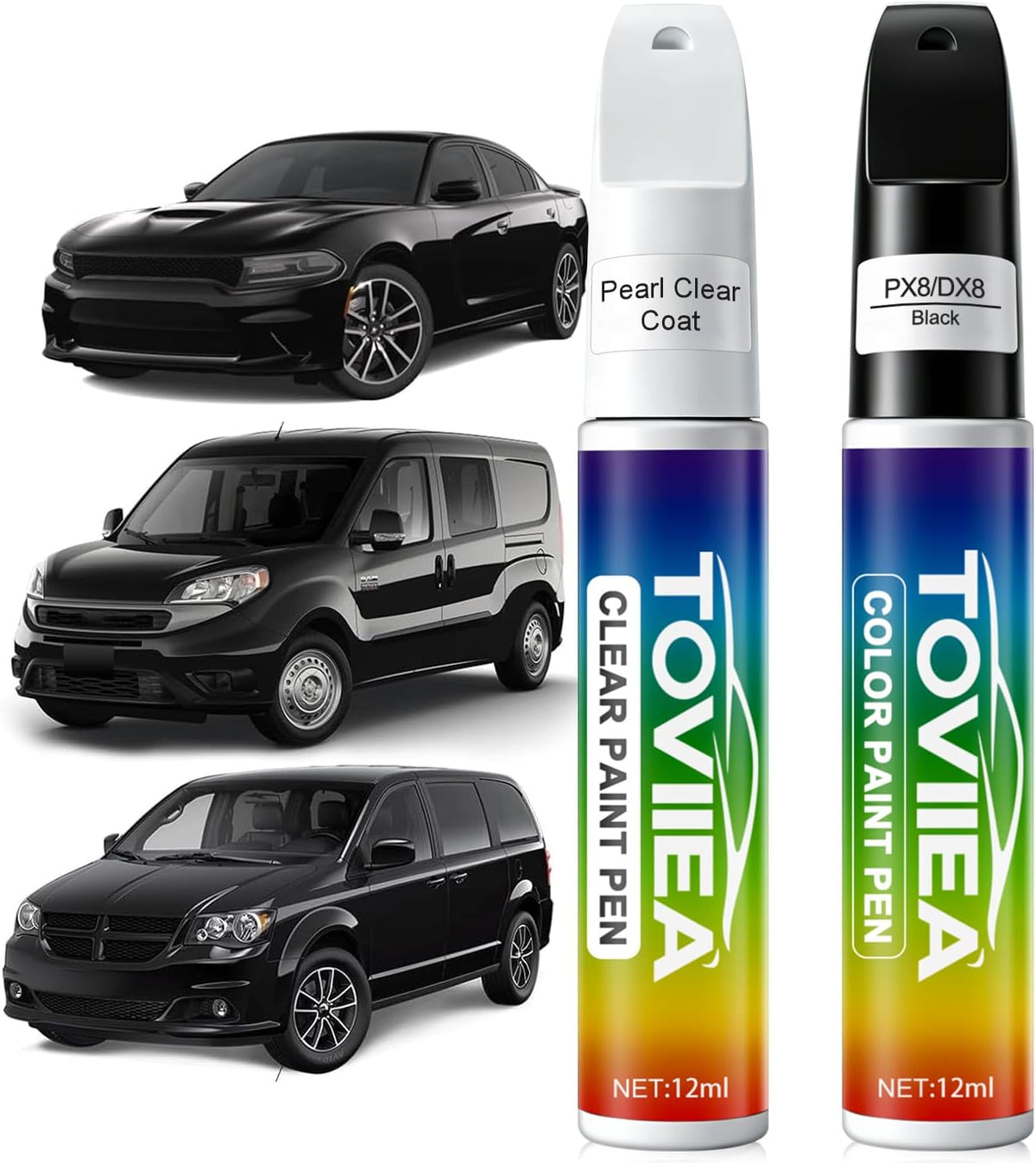 Black Crystal(PX8/DX8) Touch Up Paint for Dodge Ram
