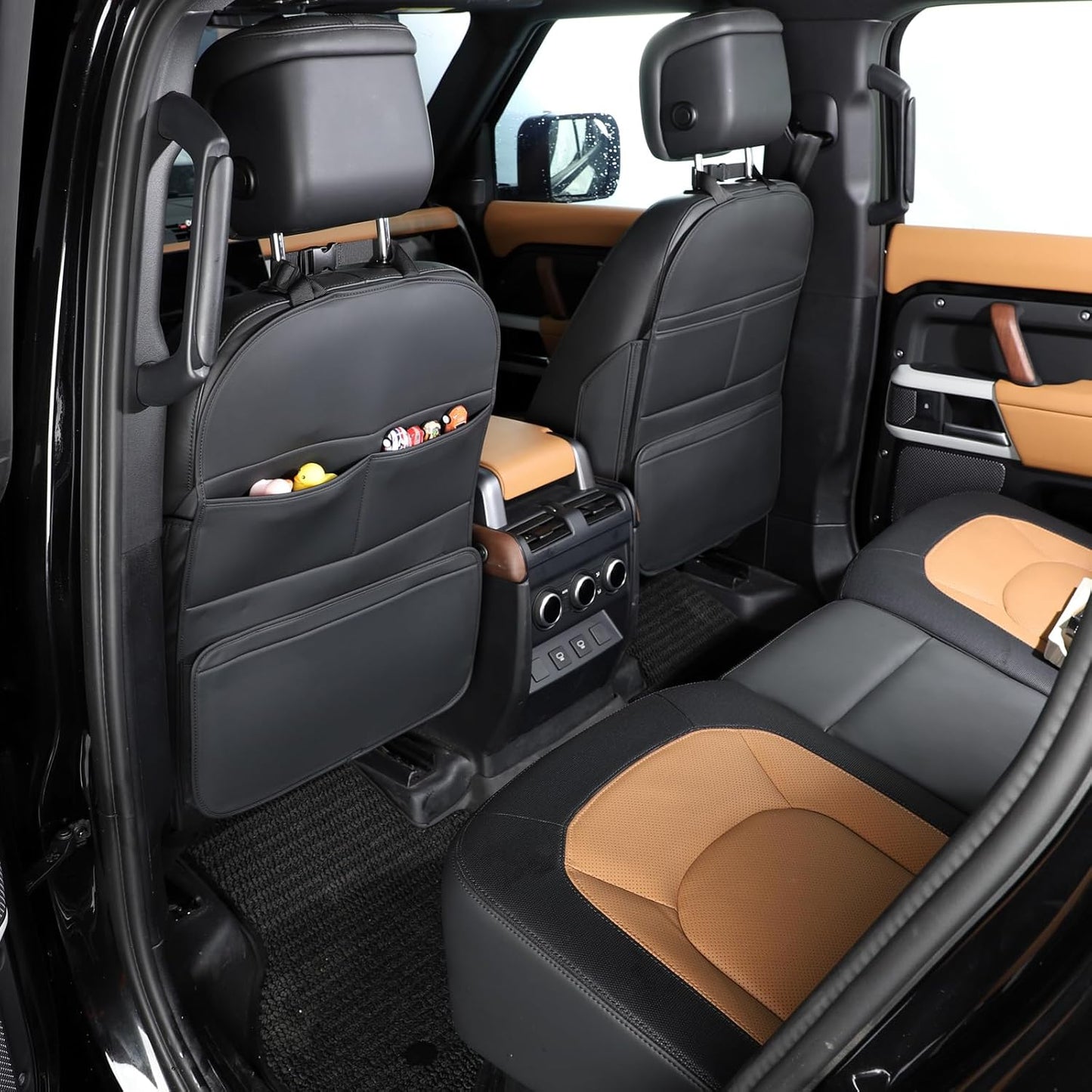 TAIKOO Seat Back Protector,Shields Seat Backs From Kicks and Adds Storage | kick mats back seat protector easy to install and clean, well-crafted, sturdy, durable and stylish.2 Pack