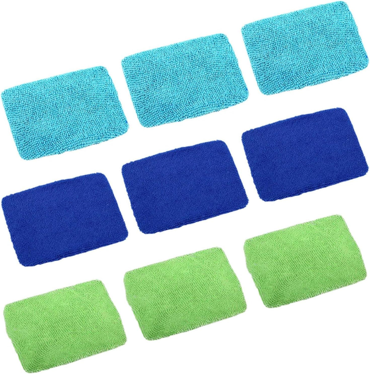 Car Window Cleaner Replacement Cloths 9Pcs Pads for Windshield Cleaning Fog and Dust Removal Auto Cleaning Tool
