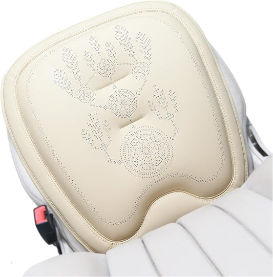 Comfort Dreamcatcher Car Seat Cushion Non-Slip - Relaxing, Optimal Support & Posture for Long Drive (Single Seat (Beige))