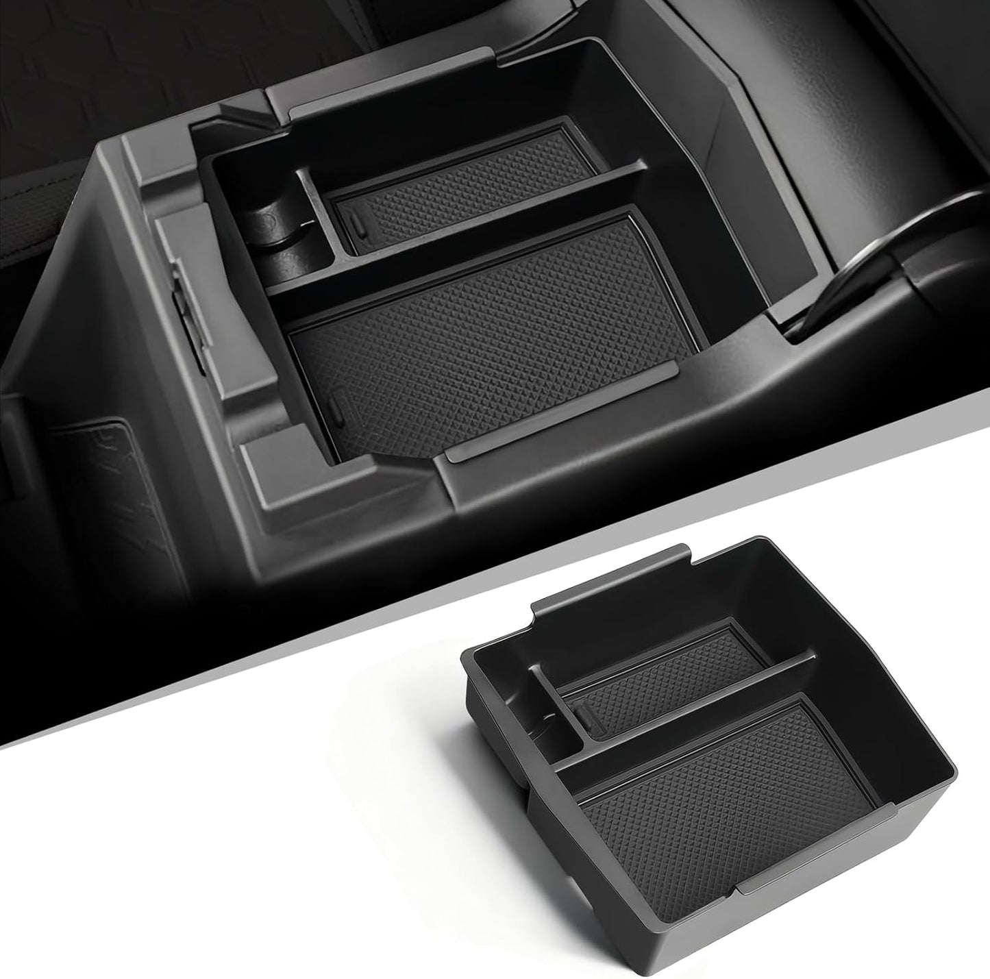 Center Console Organizer for 2025 2026 Subaru Forester Premium Sport Limited Touring Accessories, ABS Armrest Storage Box Tray Organizer Insert for 2025 Subaru Forester Accessories