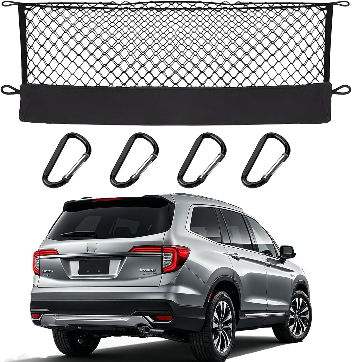 Cargo Net for Honda Pilot 2026-2022 Trunk Car Rear Tailgate Touring Netting