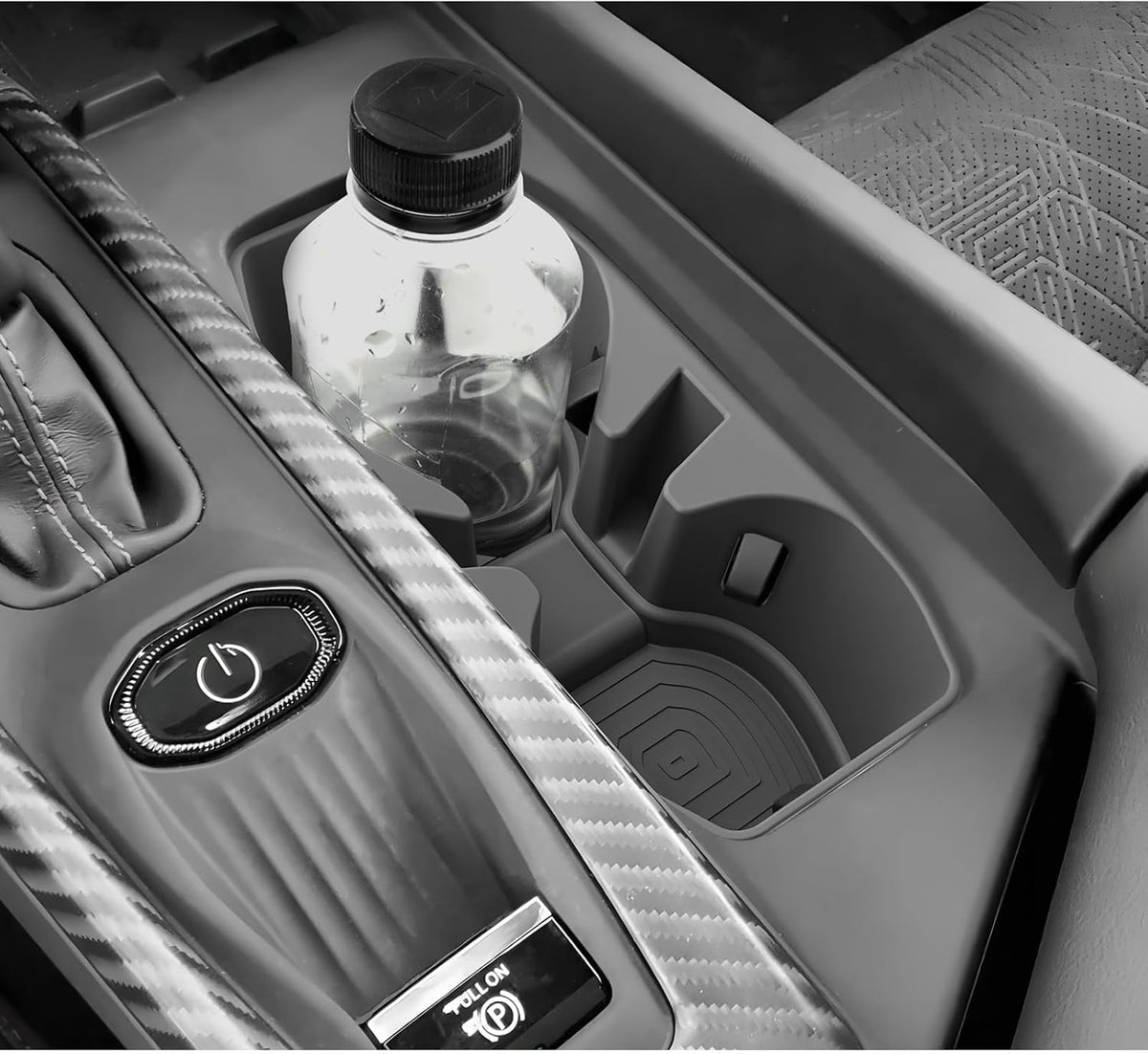 LUWU Center Console Organizer Compatible with Jeep Compass 2021-2026/Dodge Hornet 2023-2026 Accessories Armrest Console Storage Box Insert Tray ABS Material Coin Container Blue
