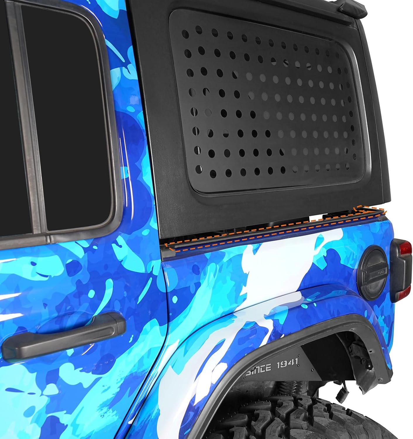 Hooke Road Hardtop Freedom Panel Seal Kit Weather Stripping for 2007-2026 Jeep Wrangler JK JL Gladiator JT, Roof Top Drip Strip Leak Fix Wind Noise Fix Kit