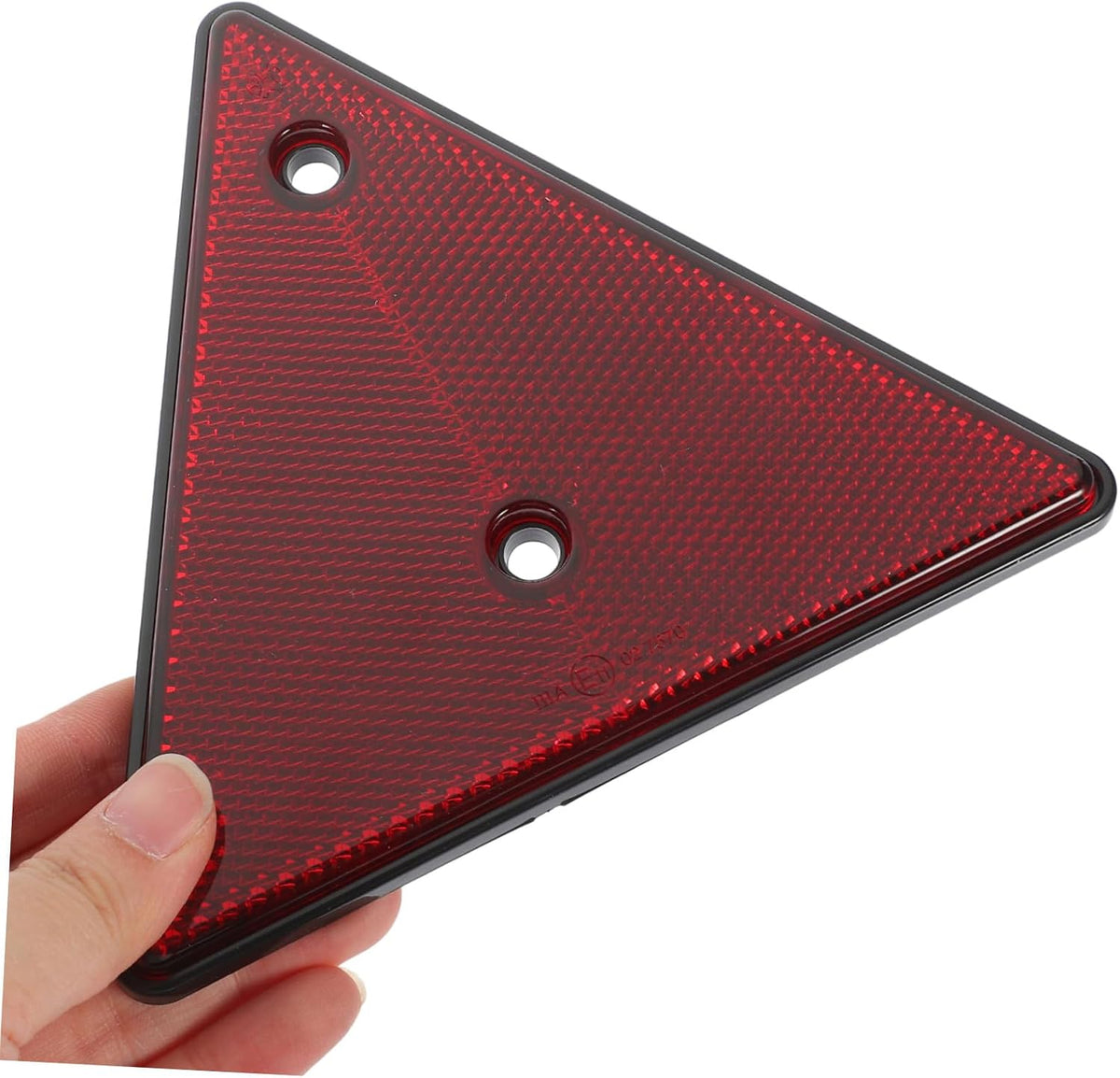 2 Pack Triangle Emergency Warning Sign Reflective PVC Road Safety