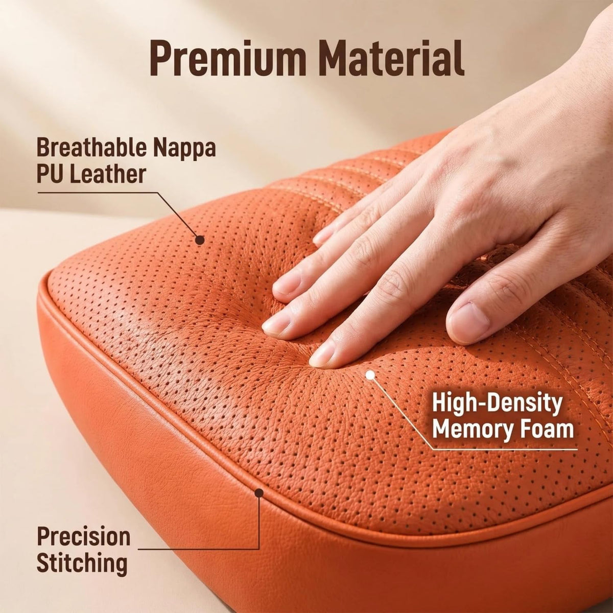 Universal Memory Foam Car Headrest Neck Pillow Ergonomic Auto Neck Cushion