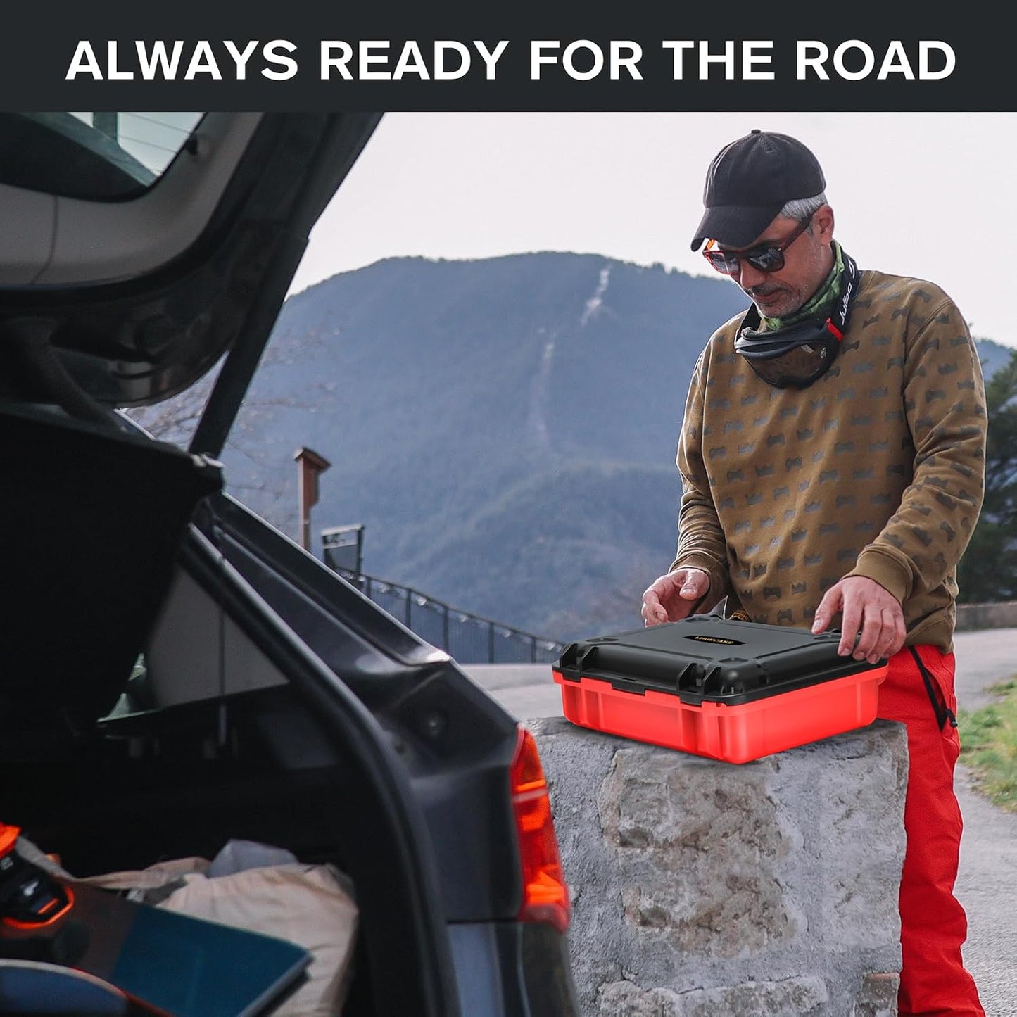 Hard Case for NOCO Boost GB150 - Portable Car Battery Jump Starter Hard Shell Case: Waterproof Travel Carrying Storage Box for NOCO Boost GB150 UltraSafe Jump Starter - RV Trips & Outdoor Adventures