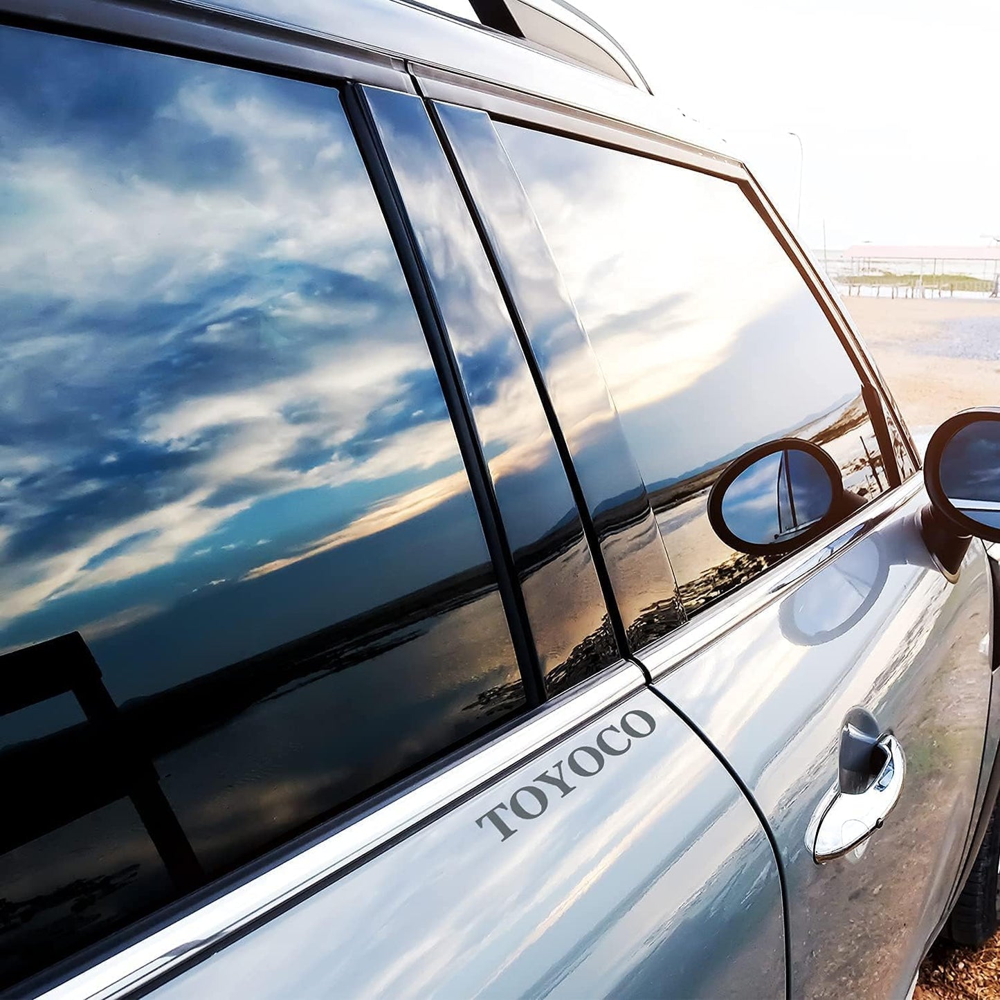 Window Tint Film for Cars, Ceramic Window Tints, Blocks 99% UV & IR Rays, Heat Resistant Anti Glare Film for Windshield, Scratch Resistant Sun Shade Auto Tint Roll 20% VLT 24In x 25Ft