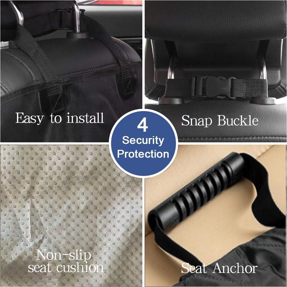 Front & Back Seat Extender for Dogs with 46L Storage, Foldable Storage Box