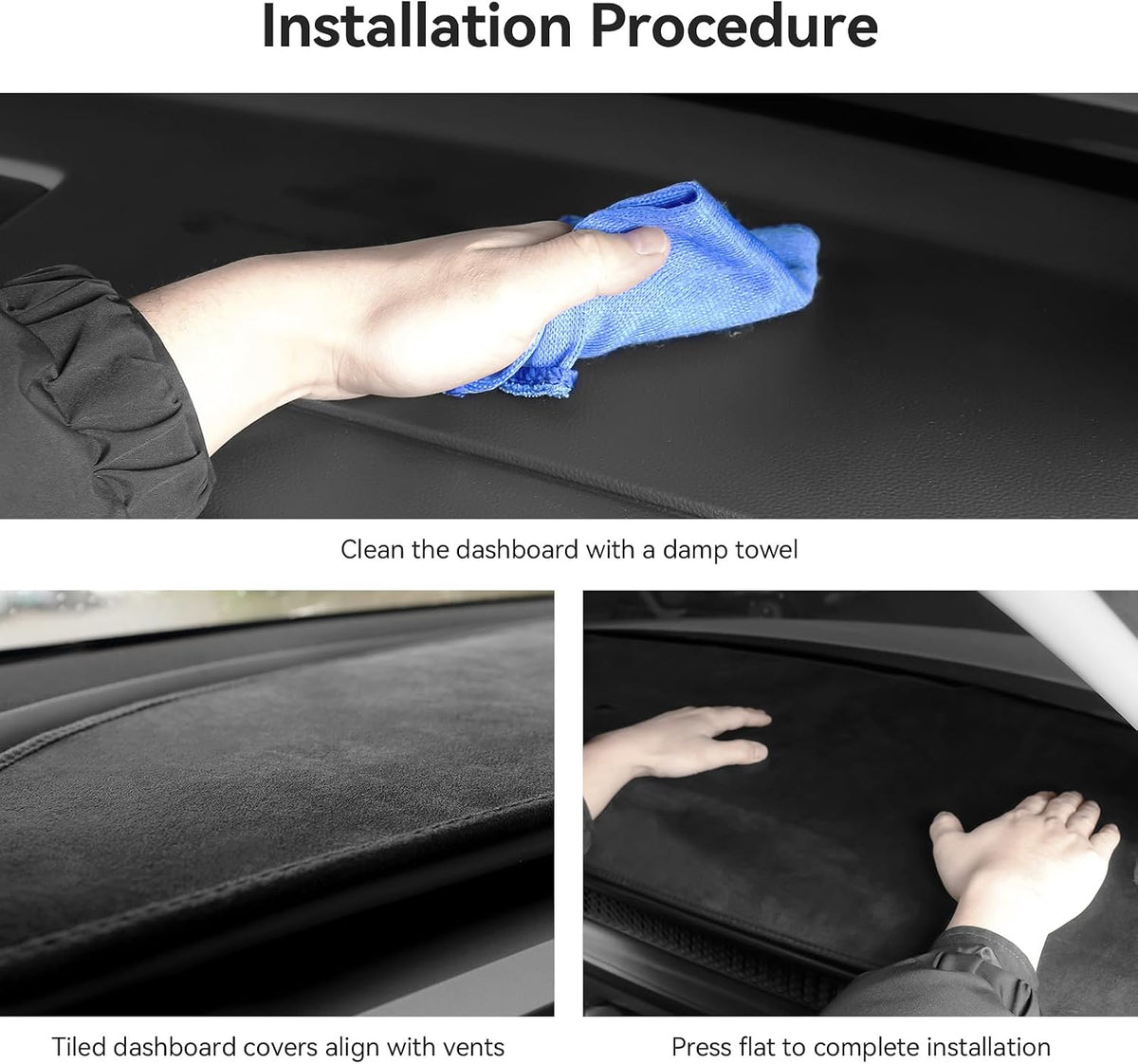 Dash Cover for Toyota Camry 2011 2010 2009 2008 2007 Accessories Flannel Dashboard Cover Dash Mat Center Console Cover Sunshield Protector Pad
