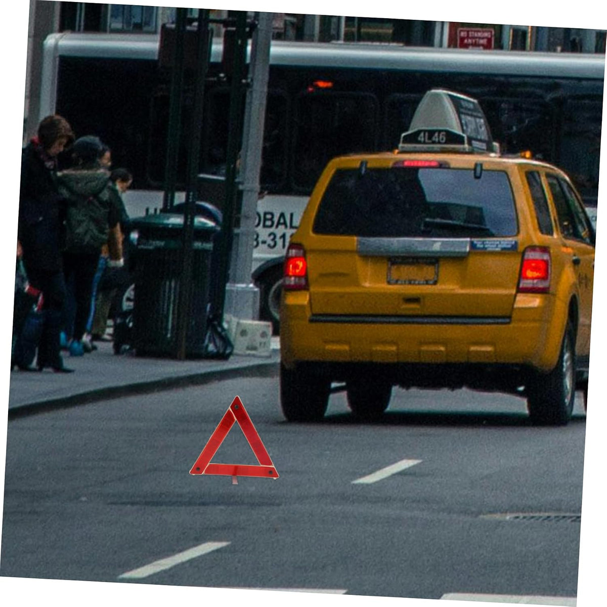 Foldable Road Warning Triangle for Car Roadside Traffic Safety