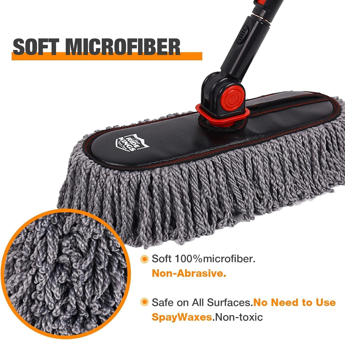 Car Duster Kit, Microfiber, 3 Pcs
