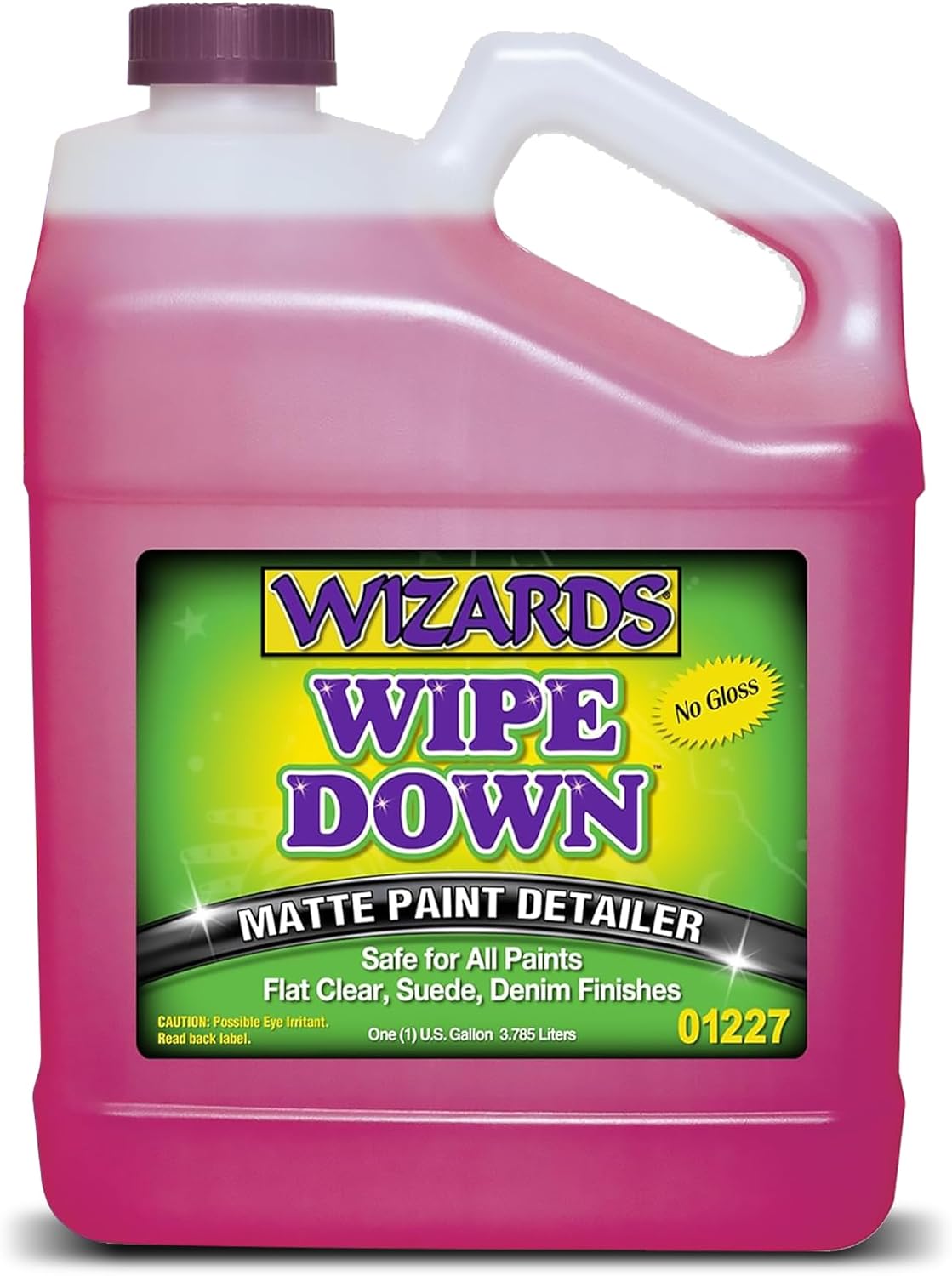 Wizards - Wipe Down Quick Detailer Spray, Matte Finish Car Polish, Automotive Clear Coat for Flat Clear, Suede, Denim Finishes, Car Care Kit Essential for General Finishes, 1 Gallon