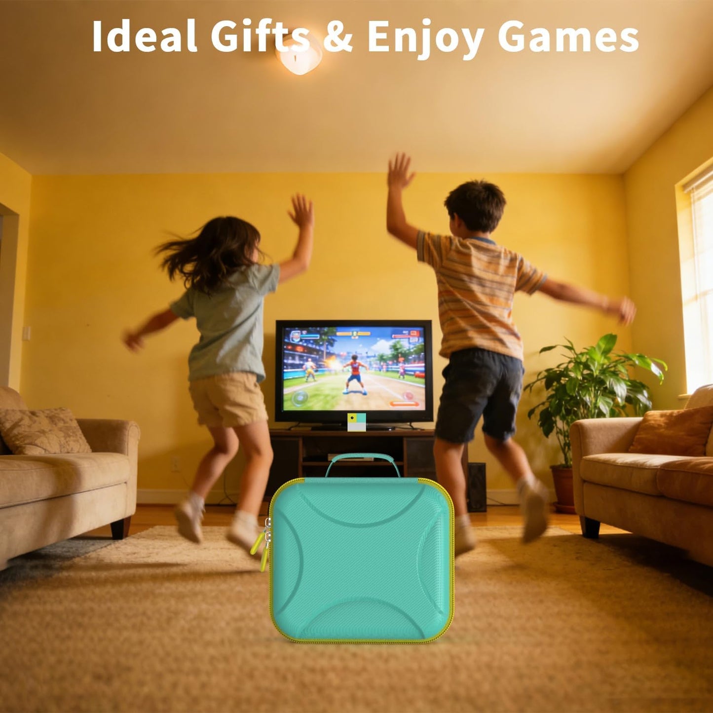 Carrying Case Compatible with Nex Playground Active Play System, Video Game Console Storage Holder Bag with Custom Slots for Device, Adapter, Remote Control and Accessories Organizer