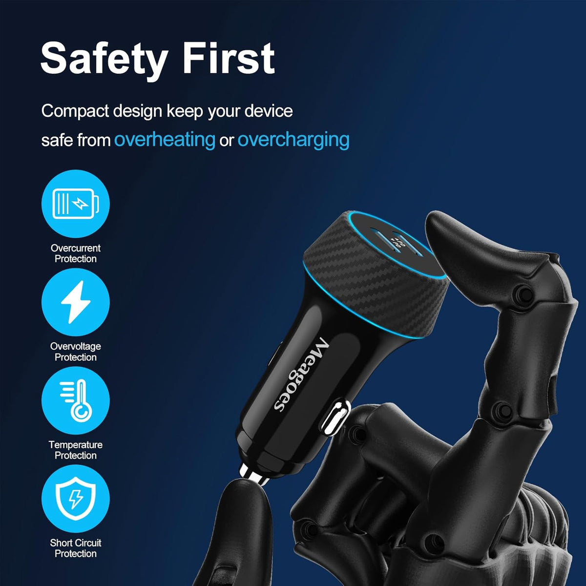 2 Pack 90W USB C Car Charger Super Fast Charging for iPhone 18 Pro Max/17