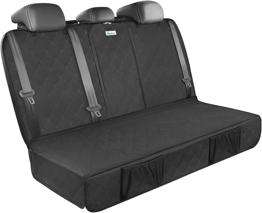 ALLANSING Upgraded 900D Heavy Duty Dog Back Bench Seat Cover, Car Seat Protector, Seatbelt & Armrest Compatible, Waterproof & Non‑Slip for Dogs & Kids, Fits Most Cars, SUVs & Trucks