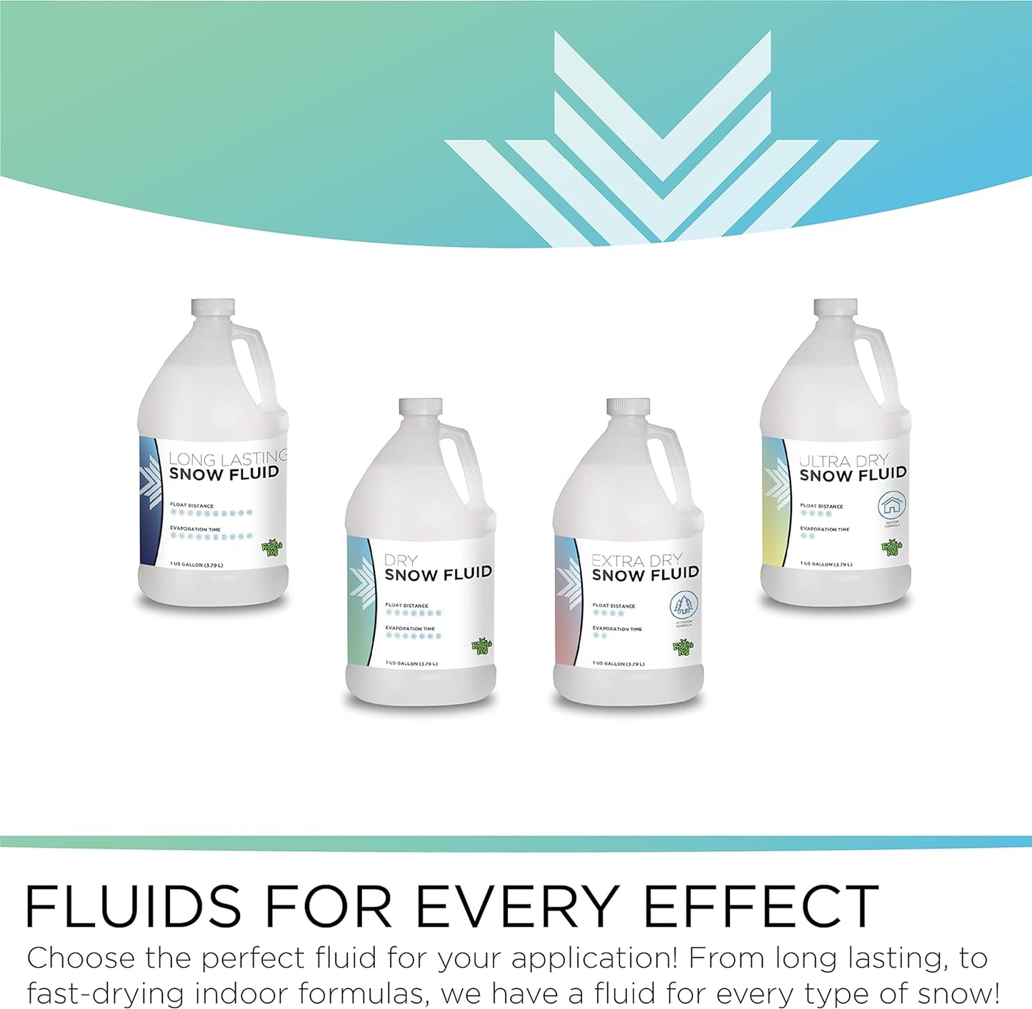Froggy's Flakes Snow Machine Fluid Concentrate, 8 fl. oz, Dry Formula Snow Fluid with 50-75 Feet Float/Drop, Makes 1 Gallon of Snow Fluid