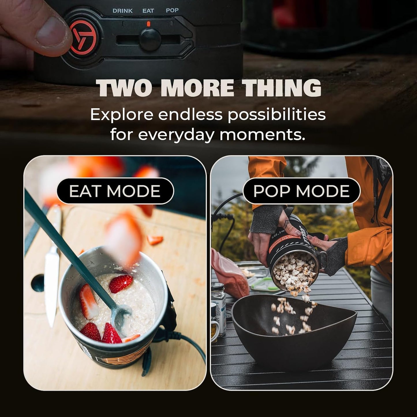 Stoke Voltaics Camping cookware set, Included Electric French Press Coffee Maker & Nomad Cooking System, Multi-Functional Cooking Gear for Travel, Electric Vehicles, Car Camping, Overland, Vanlife