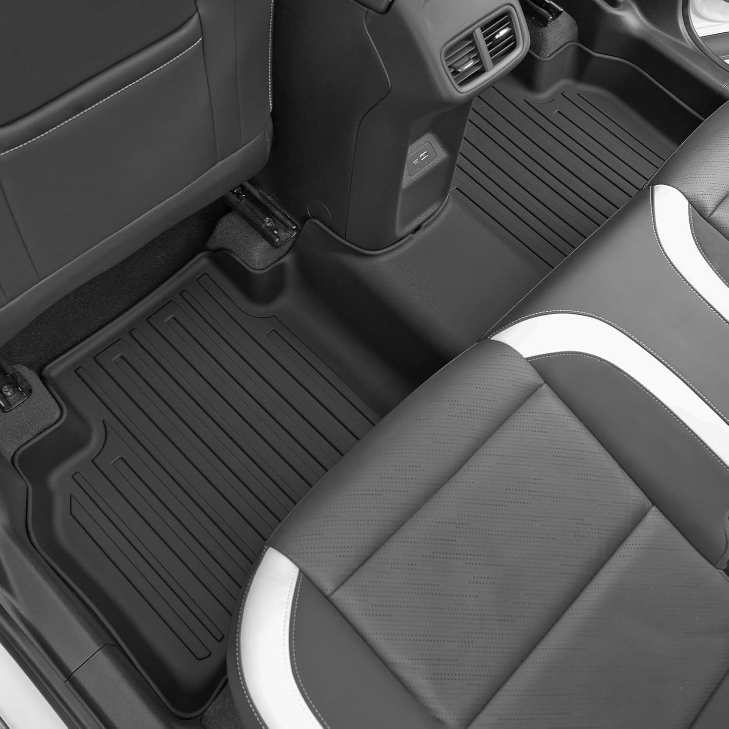Floor Mats Set for Buick Envision 2021-2025 2026 Accessories, Full Coverage All Weather Floor Mats Cargo Mat with Backrest Protectors & Door Sill Guards