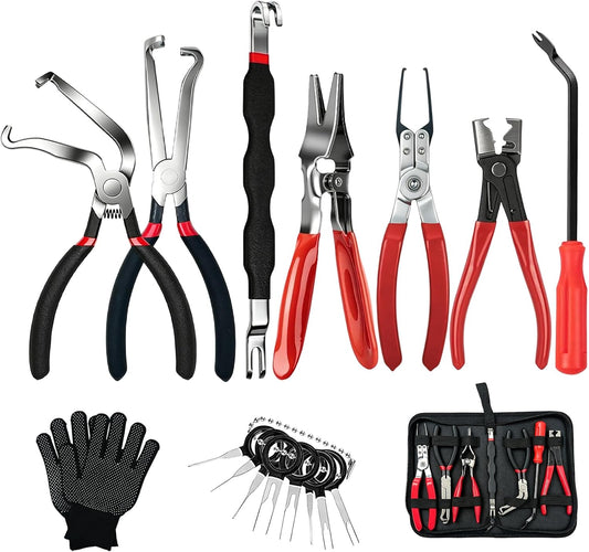 10 PCS Electrical Disconnect Pliers Set for Cars, Trucks & SUVs