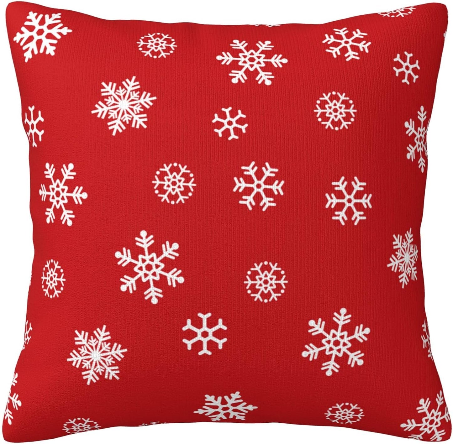 JOOCAR Christmas Pillow Covers 24 x 24 Inches Christmas Candy Cane Pillow Case for Winter Holiday Decorations for Couch Sofa Bed