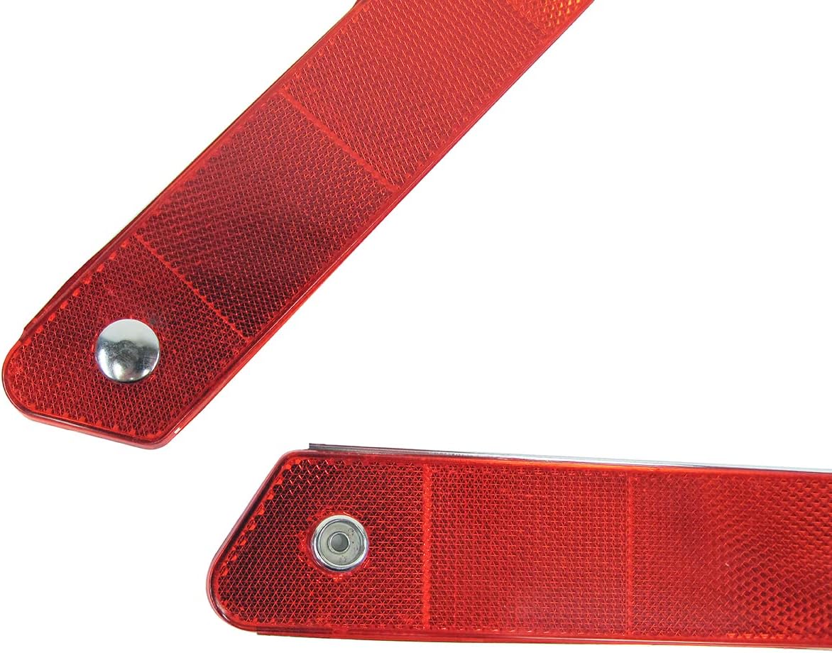 2pc Reflective Safety Triangle Red Roadside Traffic Warning Reflector Emergency Essentials