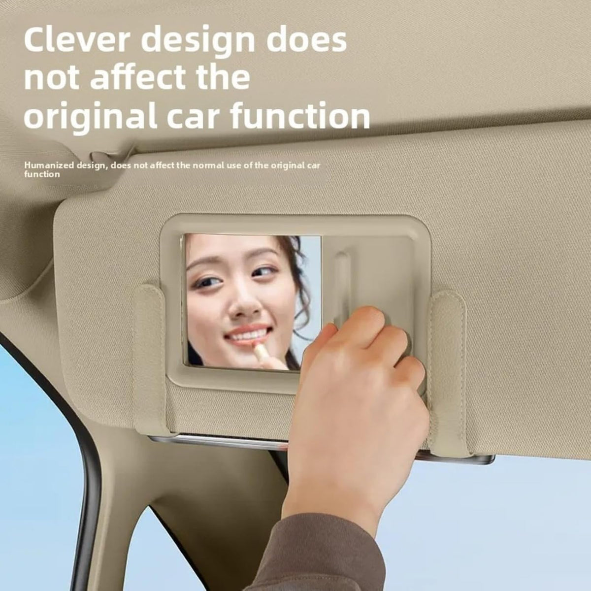 Car Tissue Holder, Armrest & Back Seat Organizer, Beige