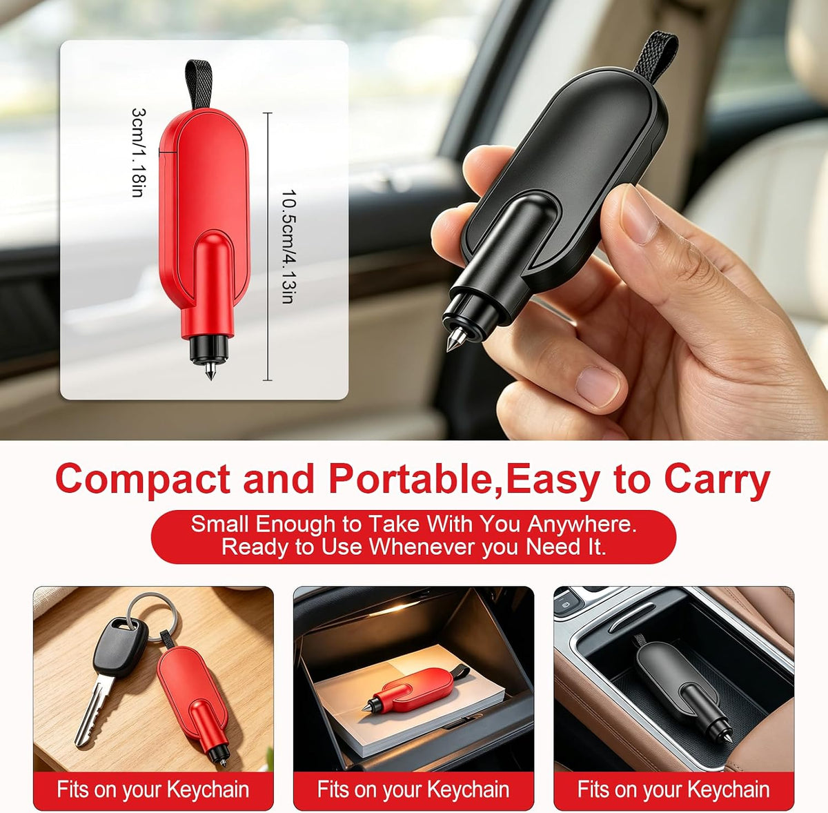 2026 New Car Escape Tool for Driver Crash/Water, Car Emergency Escape Tool