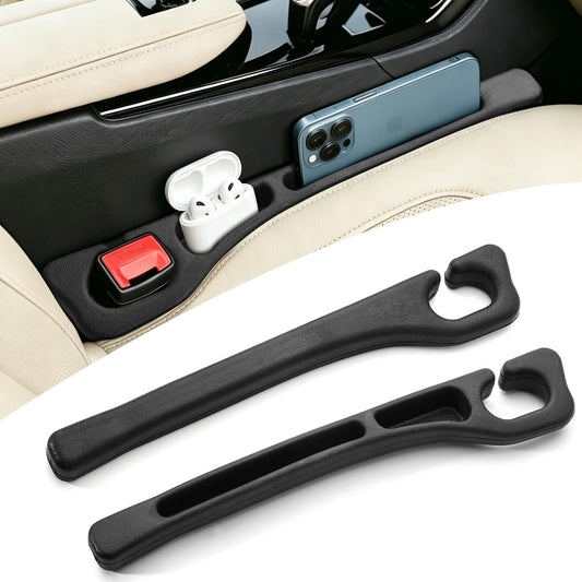 Car Seat Gap Filler Organizer for Honda Civic Accord 2026 2025 2024-2000 Plug with Storage Slot Strip No-Drop Seat Side Gap with Phone Holder - 2 Pack