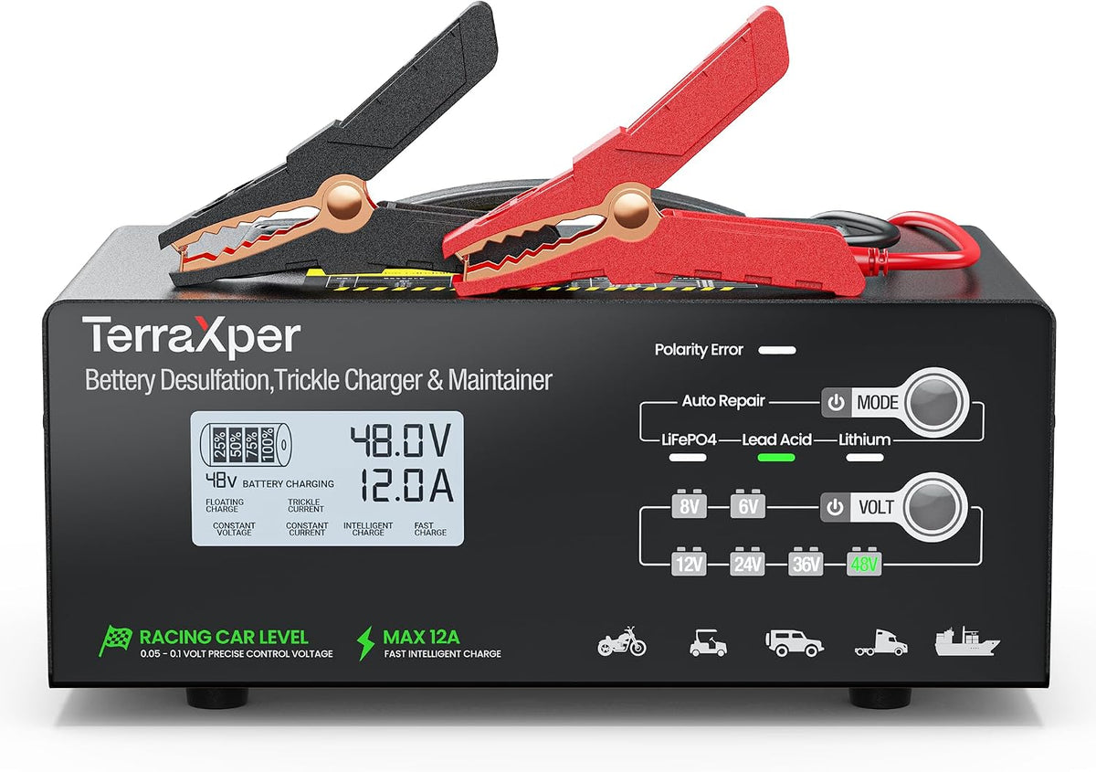 P48 Professional-Grade Universal Smart Battery Charger