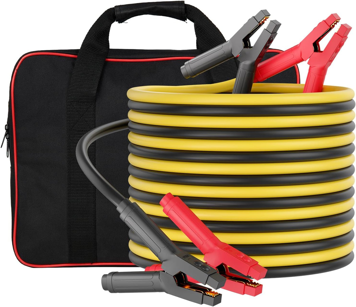 Jumper Cables Heavy Duty, 0 Gauge x 25 Feet