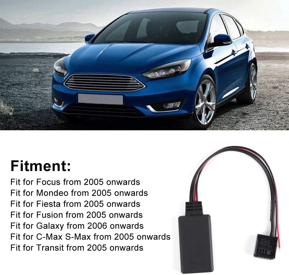 KIMISS Bluetooth AUX in Adapter Wireless Audio Receiver FM Transmitter