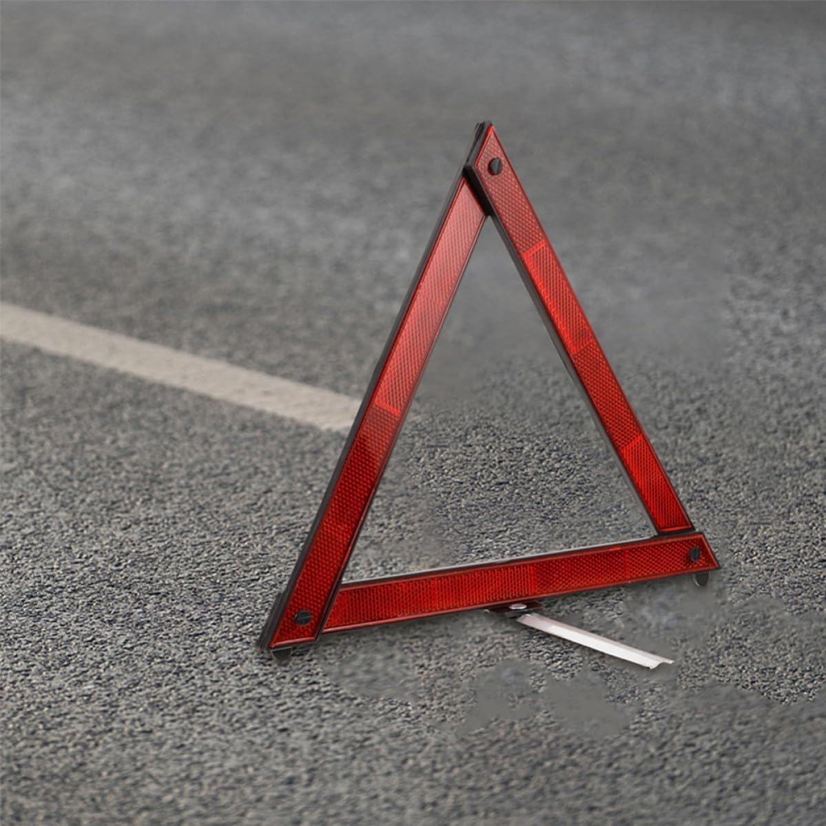 Luxshiny 5pcs Foldable Red Warning Triangle for Car and Vehicle Road Safety