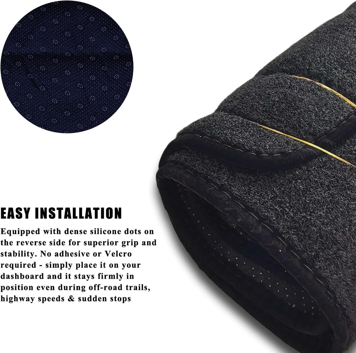 Dashboard Cover Dash Mat for Sorento 2016 2017 2018 2019 2020 Custom Fit Dash Board Sunshade Non-Slip Dash Board Protector Anti-Glare Interior Accessories
